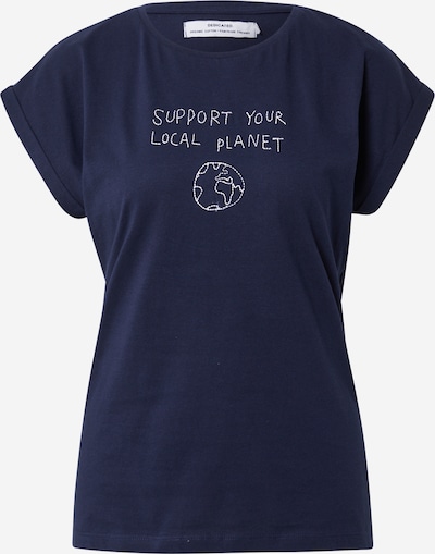 DEDICATED. Тениска 'Visby Local Planet' в нейви синьо / бяло, Преглед на продукта