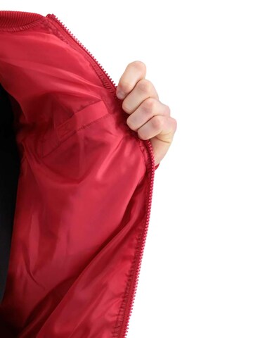 ALPHA INDUSTRIES Between-Season Jacket 'MA-1 Puffer' in Red