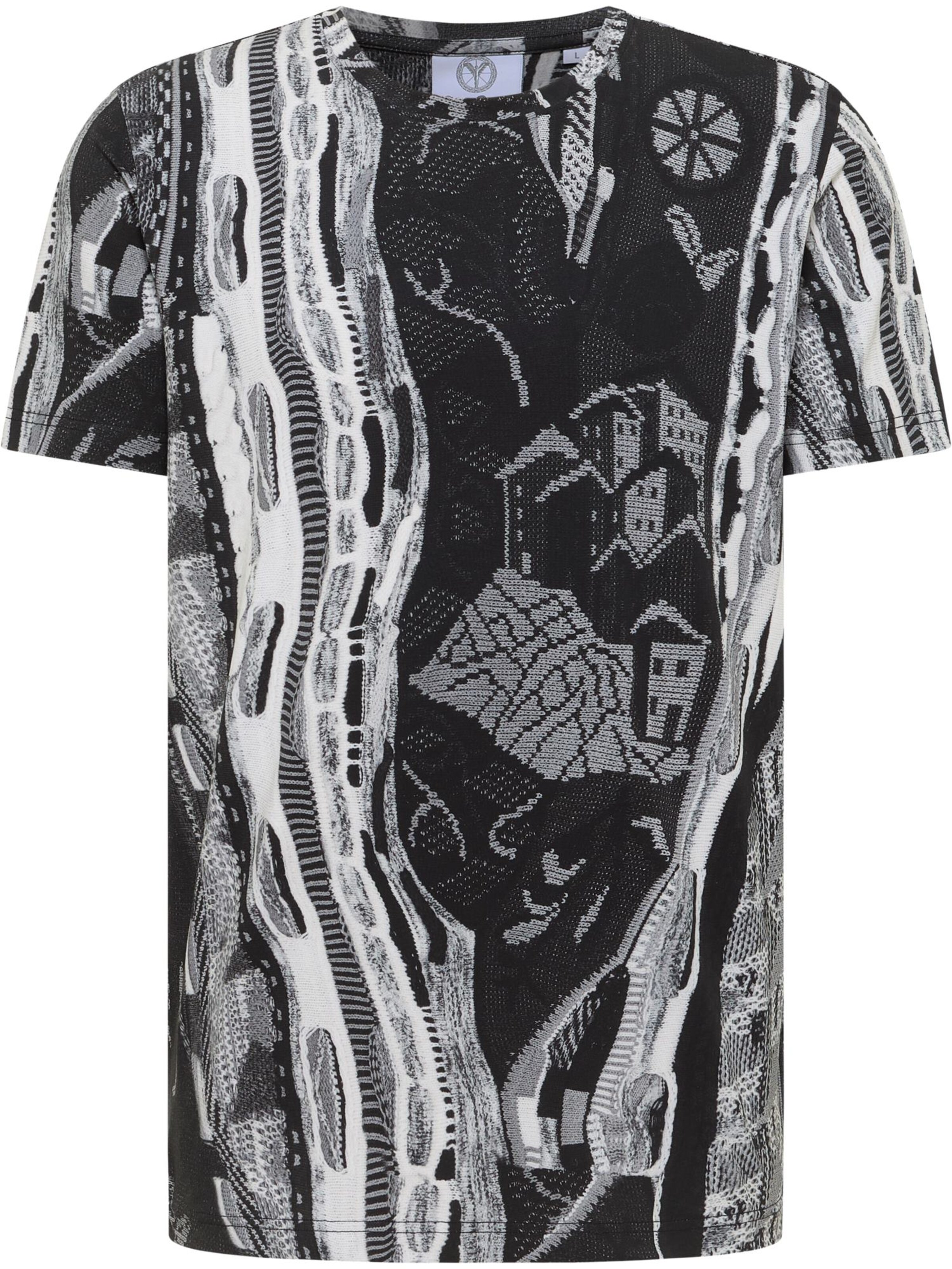 T-Shirt 'Einhaeuserer' Carlo Colucci en noir : devant