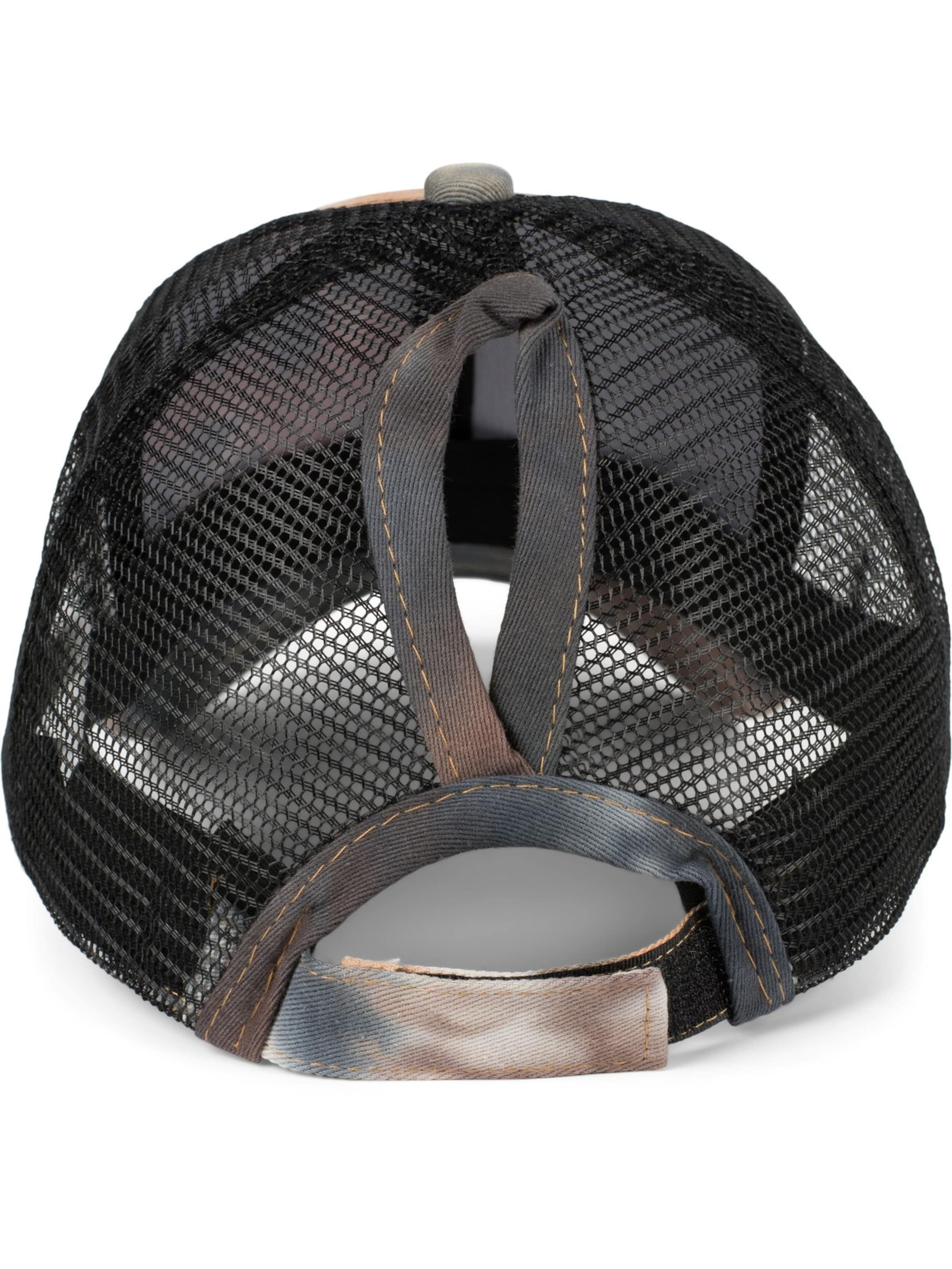 styleBREAKER Cap 'Ponytail Baseball Cap Batik mit Mesh Einsatz'‌‌‌‌‌‌‌‌ in Orange