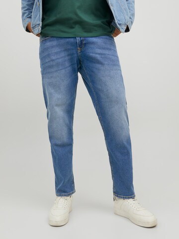 JACK & JONES Slimfit Jeans 'Glenn Original' in Blauw: voorkant