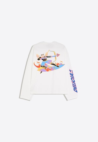 Bershka Tričko 'JUN IONEDA' – bílá