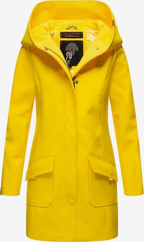 MARIKOO Płaszcz funkcyjny ' Mayleen ' w kolorze żółty: przód