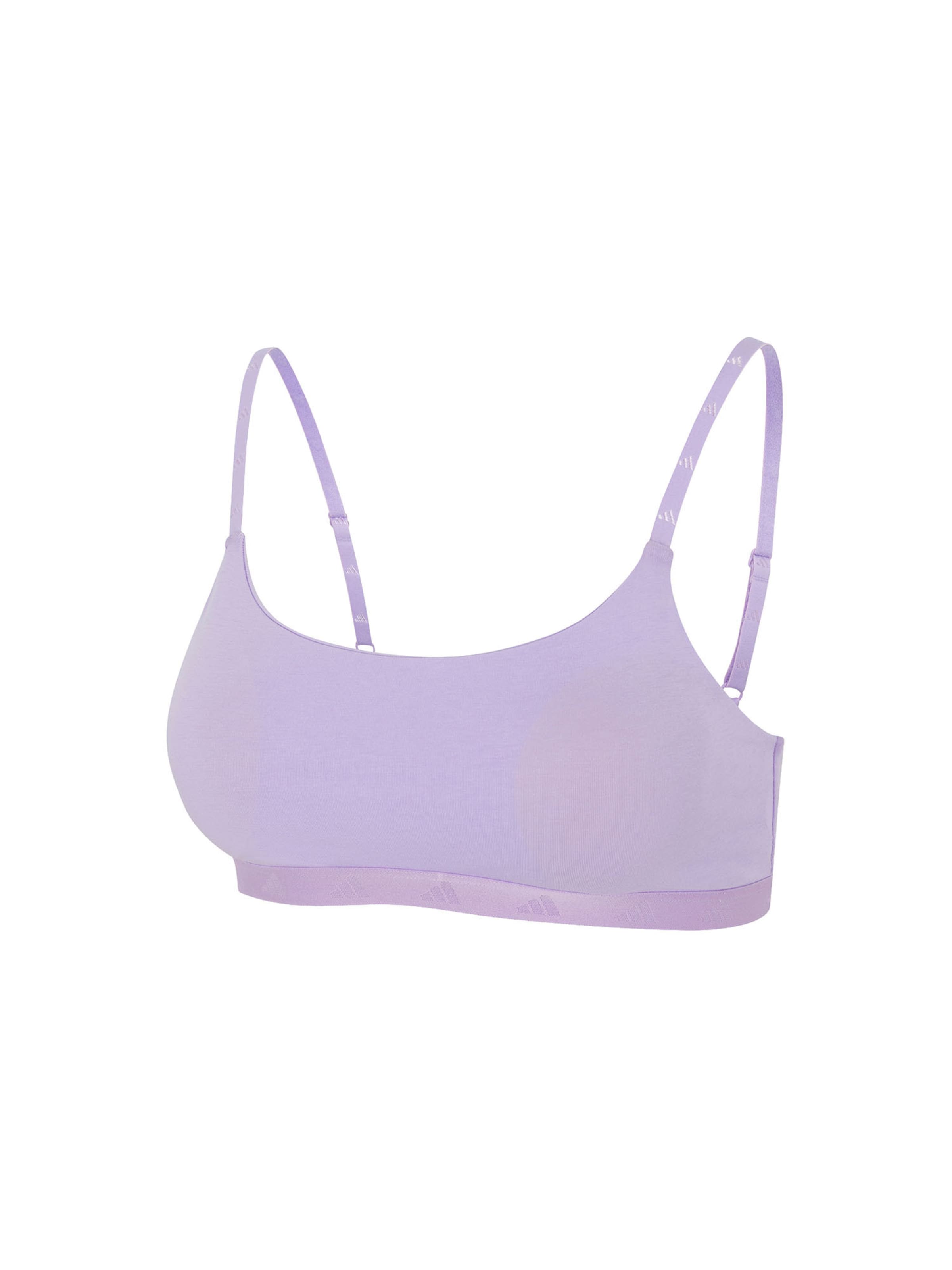 ADIDAS SPORTSWEAR Bustier BH 'Essentials' in Lila: voorkant