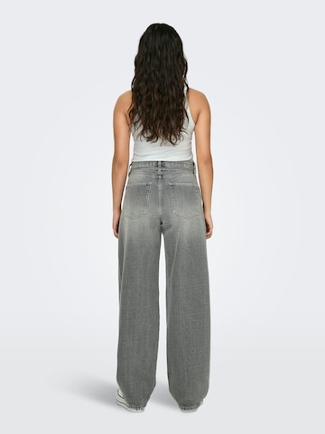 ONLY Baggy Jeans 'Gianna' in Grey