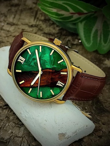 Holzwerk - Reloj analógico 'SEINFELD' en marrón