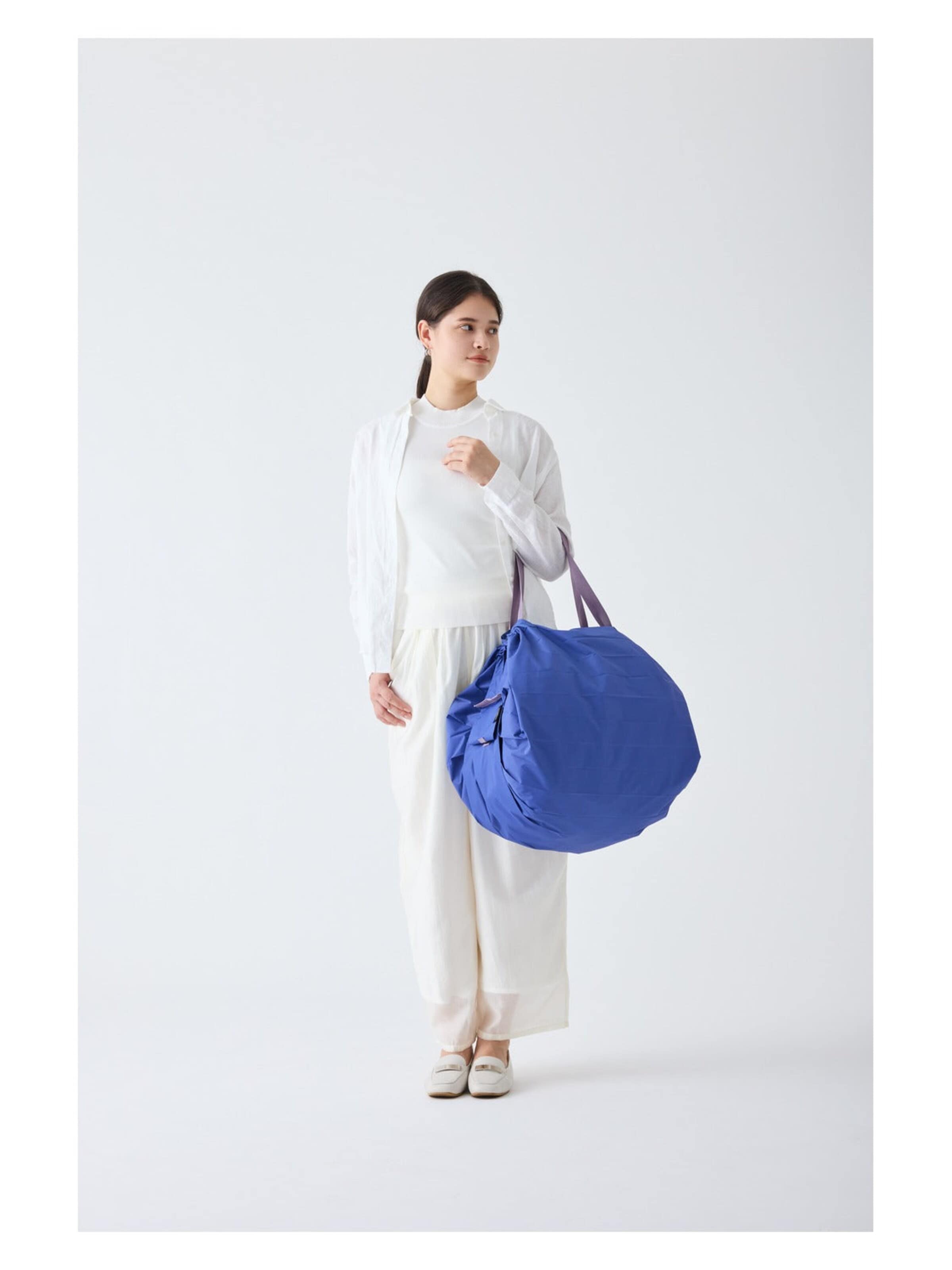 Shupatto Shopper 'Compact Bag L' in Blauw