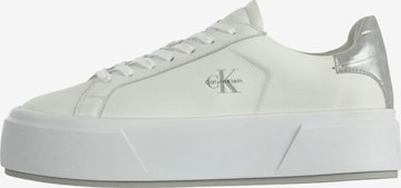 Calvin Klein Matalavartiset tennarit värissä valkoinen: etupuoli