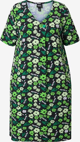 Ulla Popken Dress in Green: front