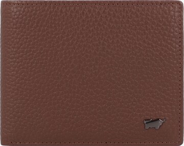 Braun Büffel Wallet 'Theo' in Brown: front