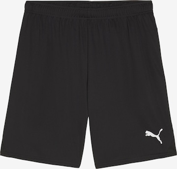 PUMA Sportshorts 'TeamGoal' in Schwarz: Vorderseite