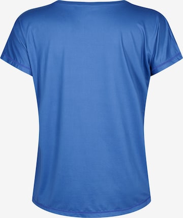 Active by Zizzi Shirt 'Abasic' in Blauw