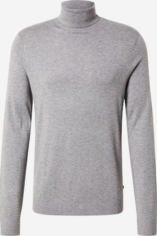 Pull-over QS en gris : devant