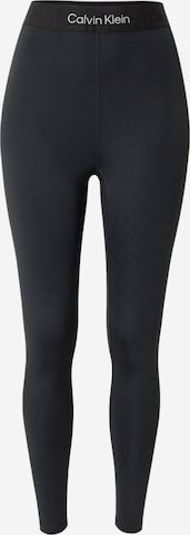 Calvin Klein Sport Skinny Kalhoty – černá: přední strana