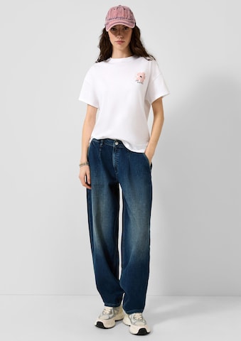 QS T-Shirt in Weiß