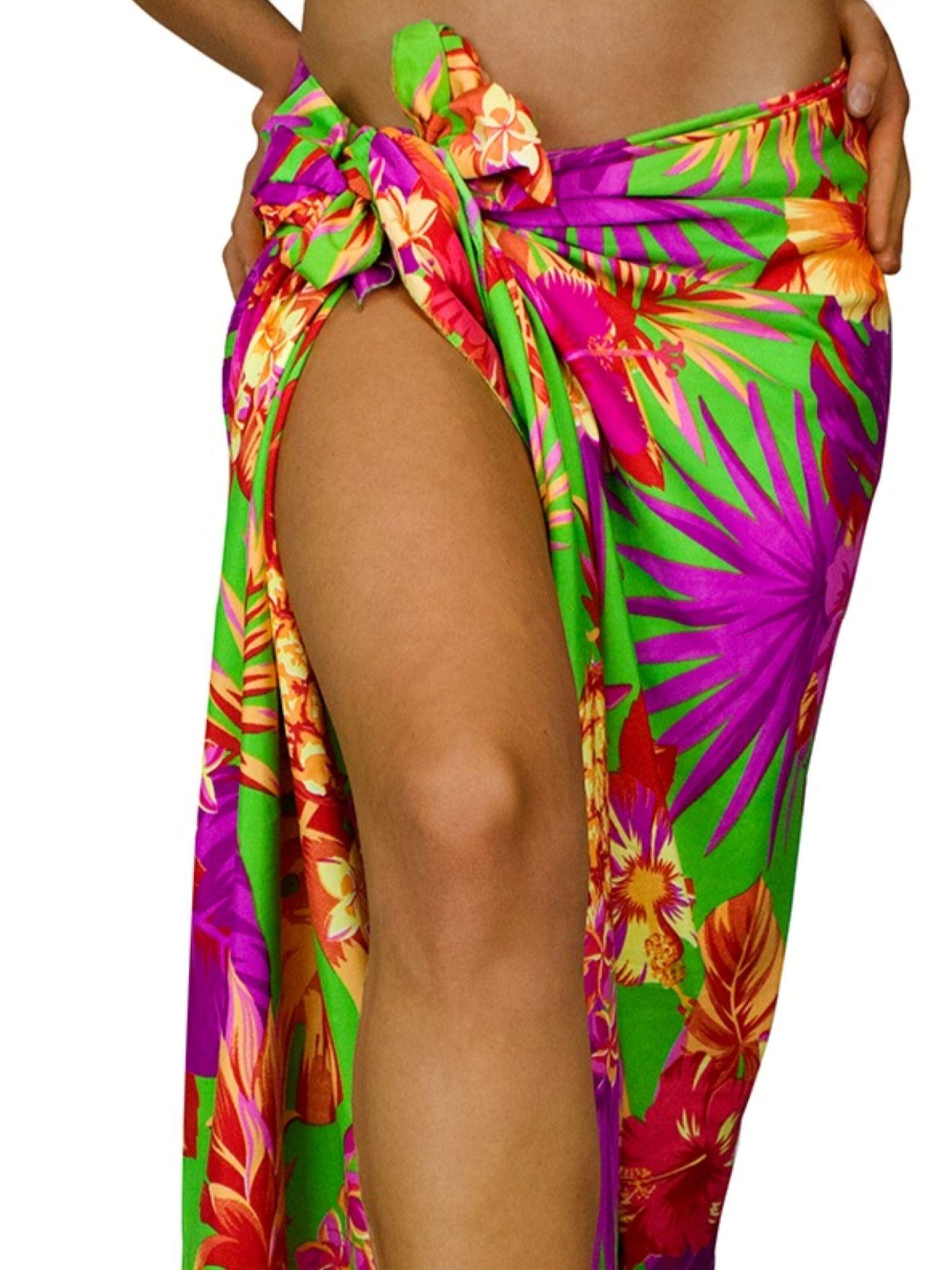 King Kameha Scarf 'Pineapple' in Green