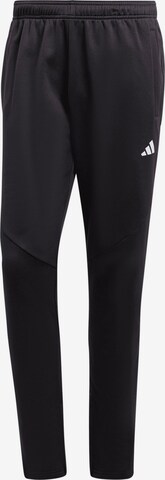 ADIDAS PERFORMANCE Workout Pants '3Bar' in Black: front