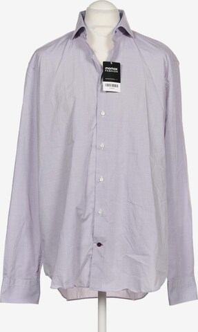 Tommy Hilfiger Tailored Button Up Shirt in XXL in Purple: front