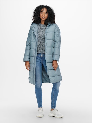 ONLY Wintermantel 'Cammie' in Blauw