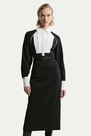 Karen Millen Kleid in Schwarz: Vorderseite