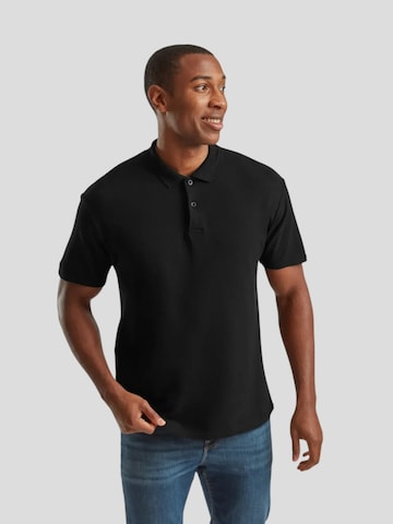 FRUIT OF THE LOOM Bluser & t-shirts 'Mens short sleeve polo' i sort: forside