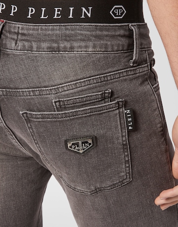 Philipp Plein - Slimfit Calças de ganga em cinzento