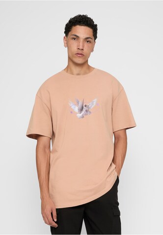 Maglietta 'Vive La Liberte' di Mister Tee in arancione: frontale