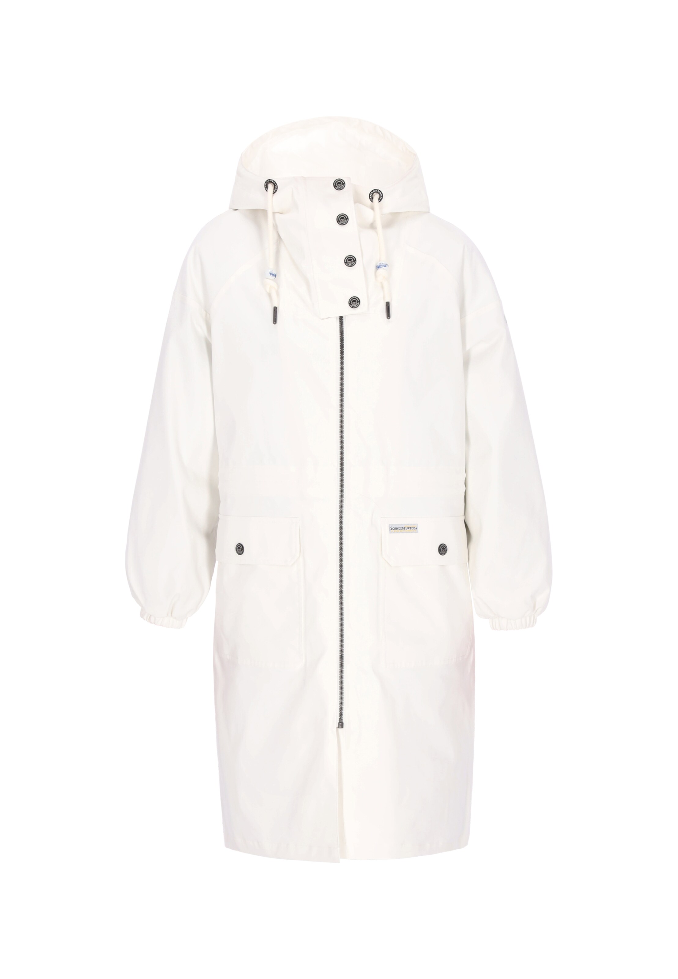 Schmuddelwedda - Abrigo de entretiempo en blanco: frente
