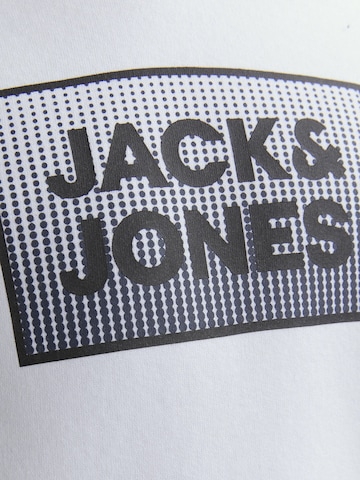 Jack & Jones Junior Sweatshirt 'Steel' in Weiß