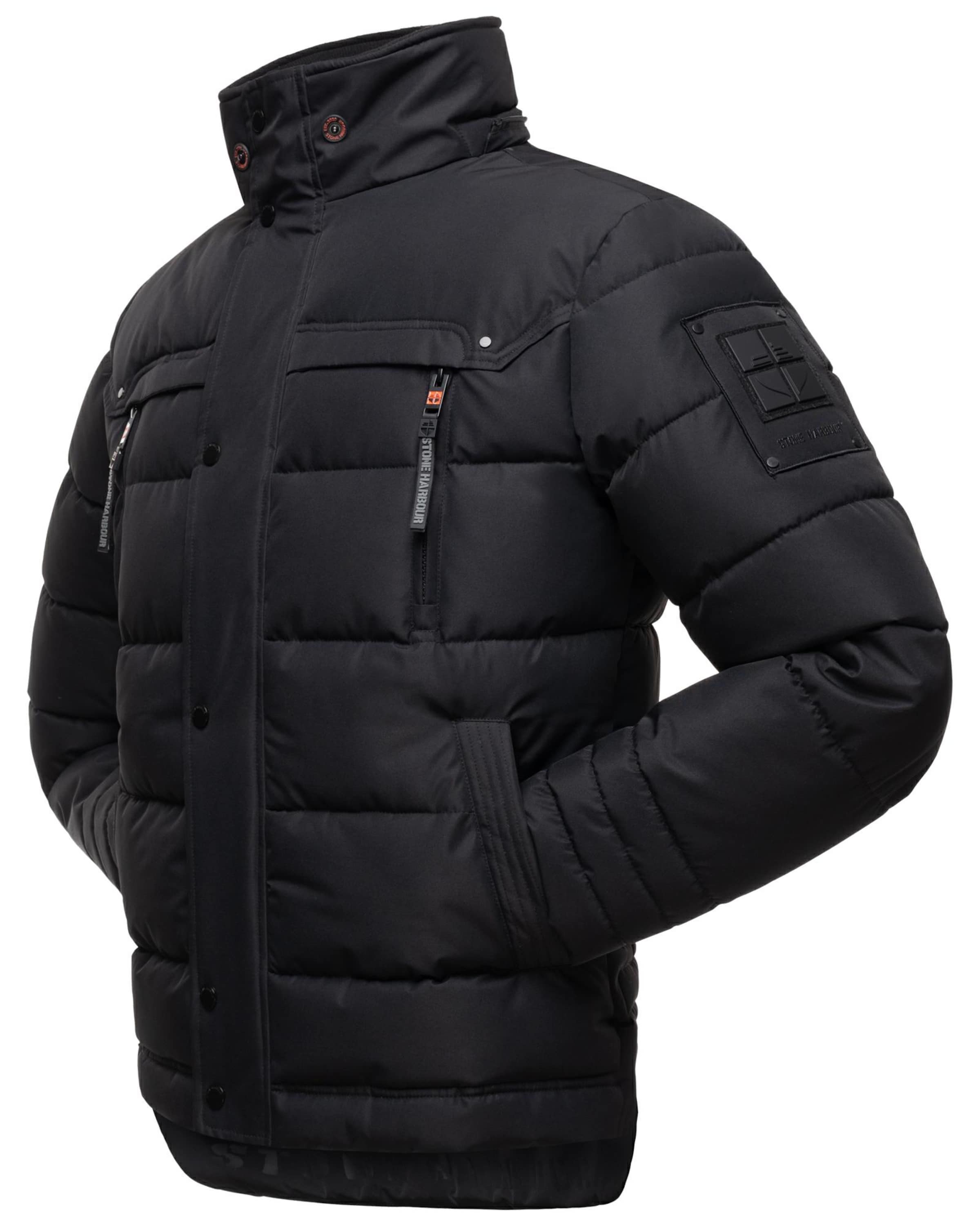 STONE HARBOUR Winter jacket 'Witaas' in Black