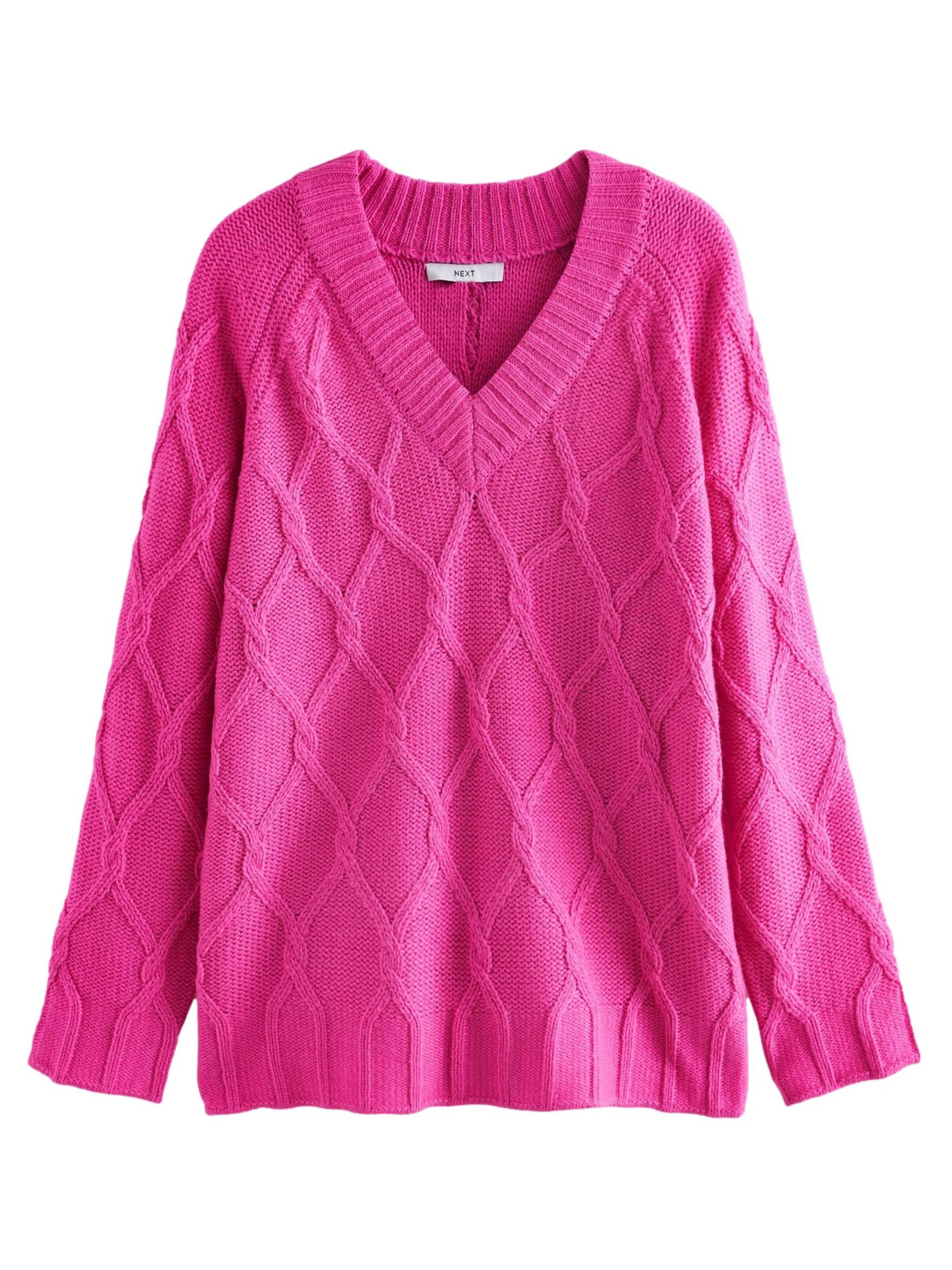 Next Sweater in Pink: front