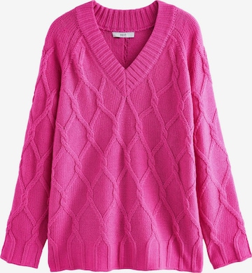 Next Пуловер в розово: отпред