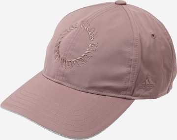 ADIDAS PERFORMANCE Athletic Cap in Purple: front