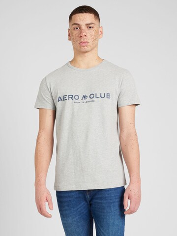 AÉROPOSTALE Shirt 'CLUB' in Grau: Vorderseite