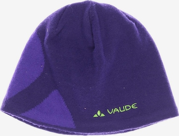 VAUDE Hat & Cap in One size in Purple: front