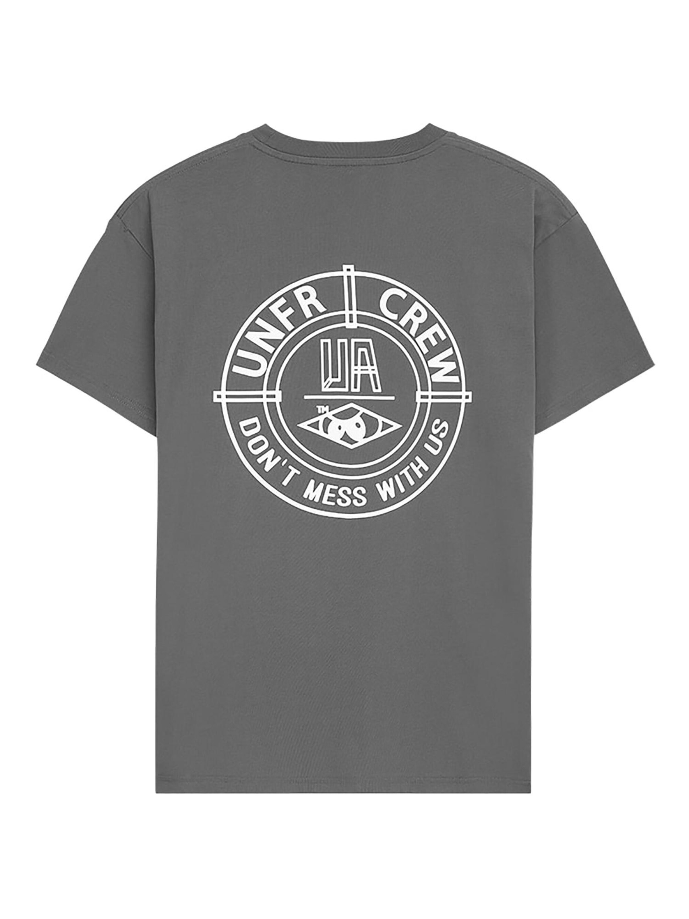 Unfair Athletics Sweatshirt 'DMWU BP' in Grey: front