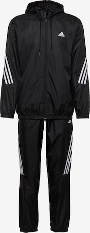 ADIDAS SPORTSWEAR Tracksuit in Black: front