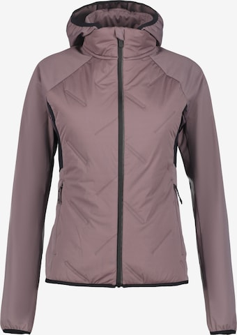 RukkaOutdoor jakna 'Melta' - ljubičasta boja: prednji dio