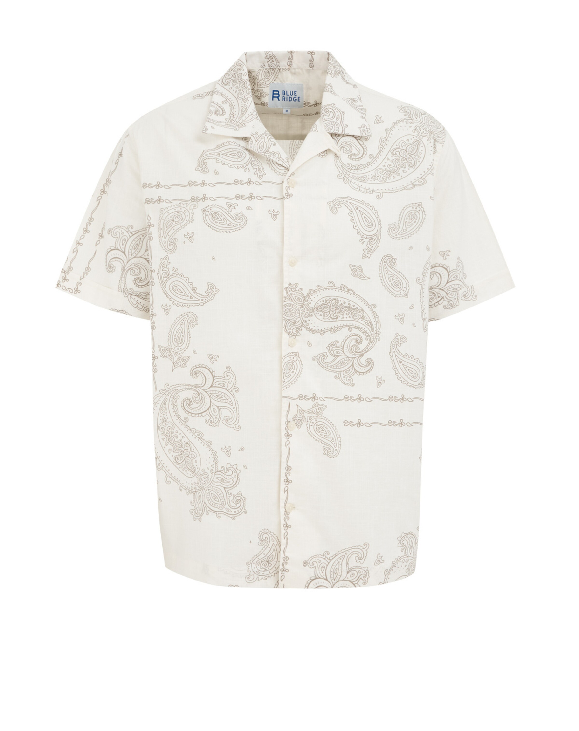 WE Fashion - Ajuste regular Camisa en blanco: frente