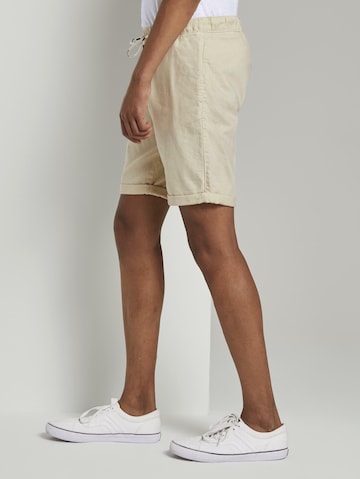 Regular Pantalon chino TOM TAILOR DENIM en beige