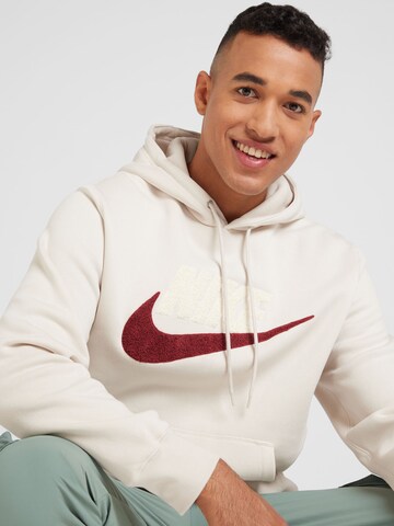 Sweat-shirt 'CLUB' Nike Sportswear en blanc