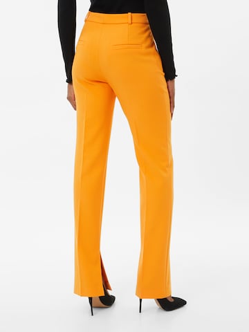 HUGO Red Slimfit Bukser med fals 'Hinovi' i orange