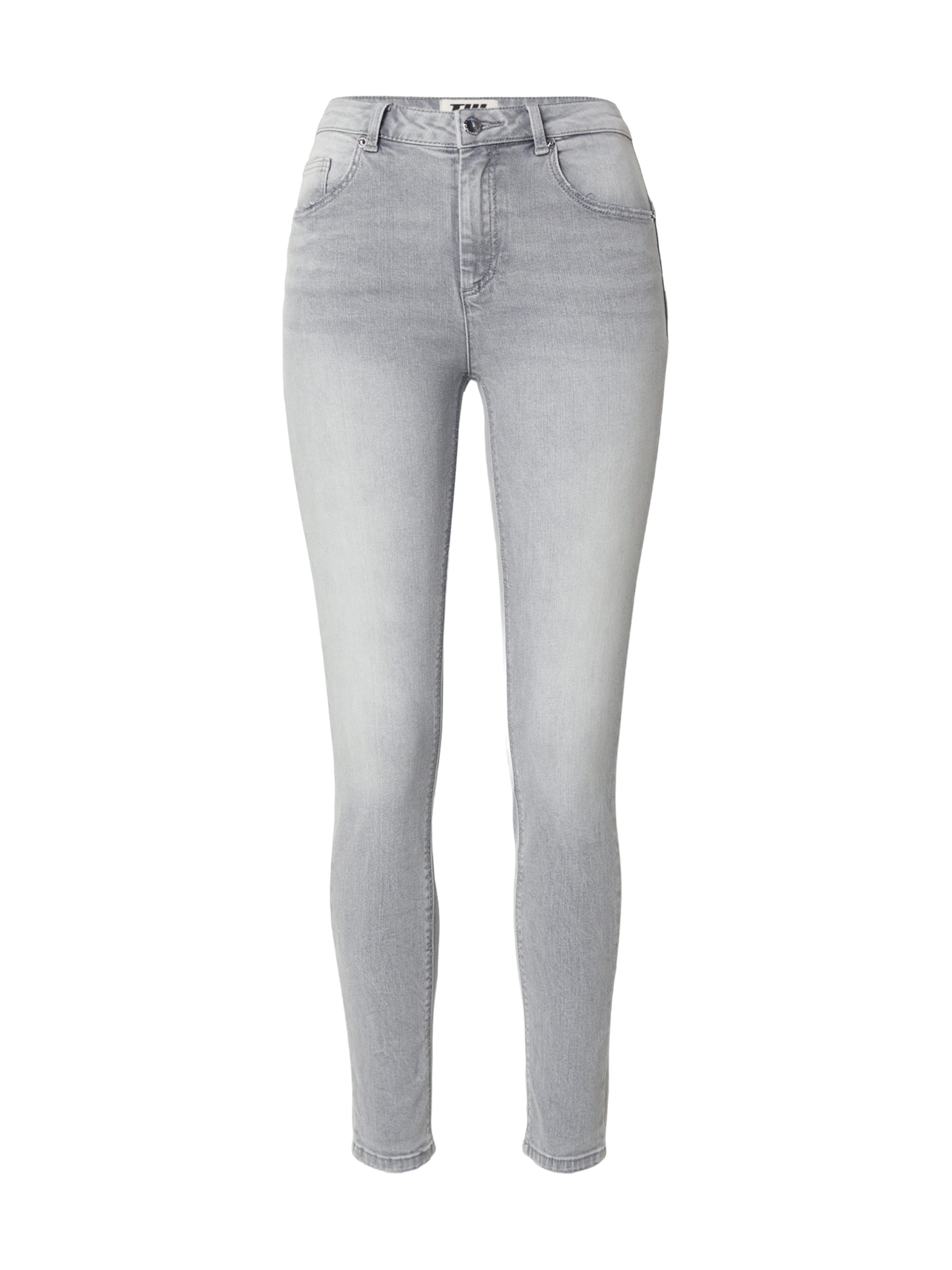 Tally Weijl Skinny Jeansy w kolorze szary: przód