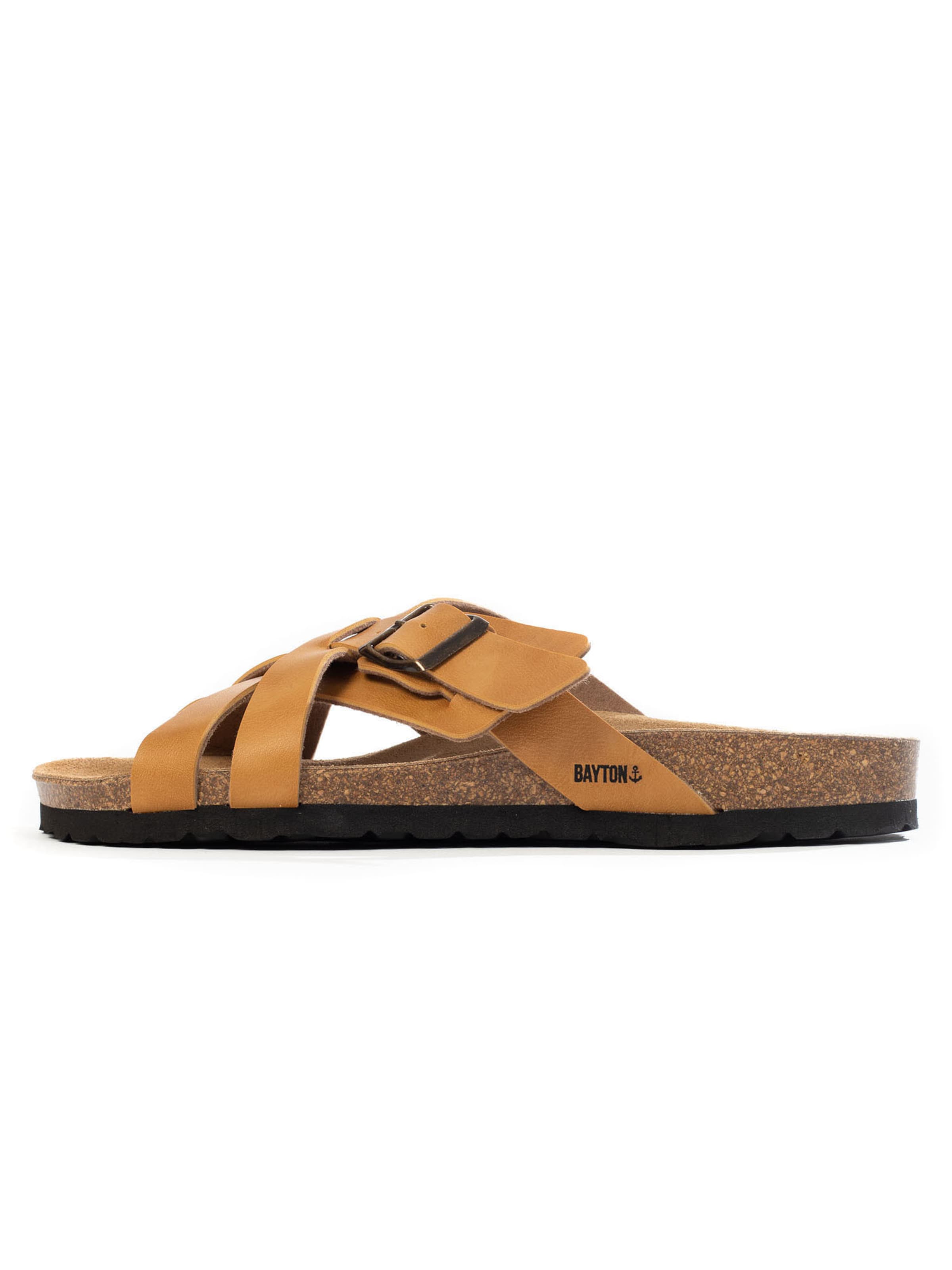 Bayton Mule 'RIETI' in Brown: front