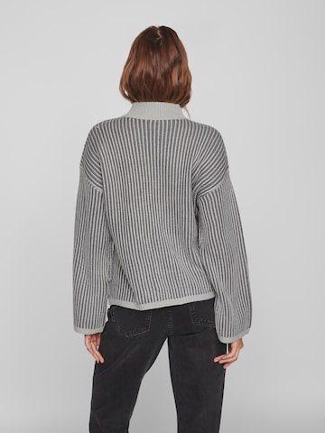 VILA Sweater 'Dubline' in Grey