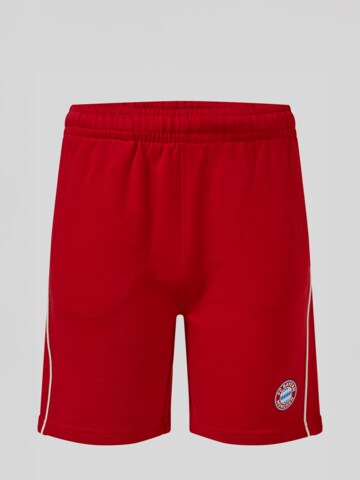 FC BAYERN MÜNCHEN Regular Pants in Red: front