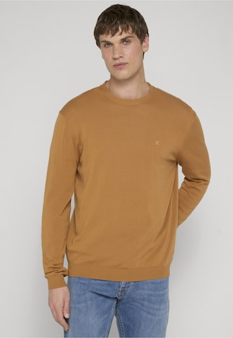 Pull-over REPLAY en marron : devant