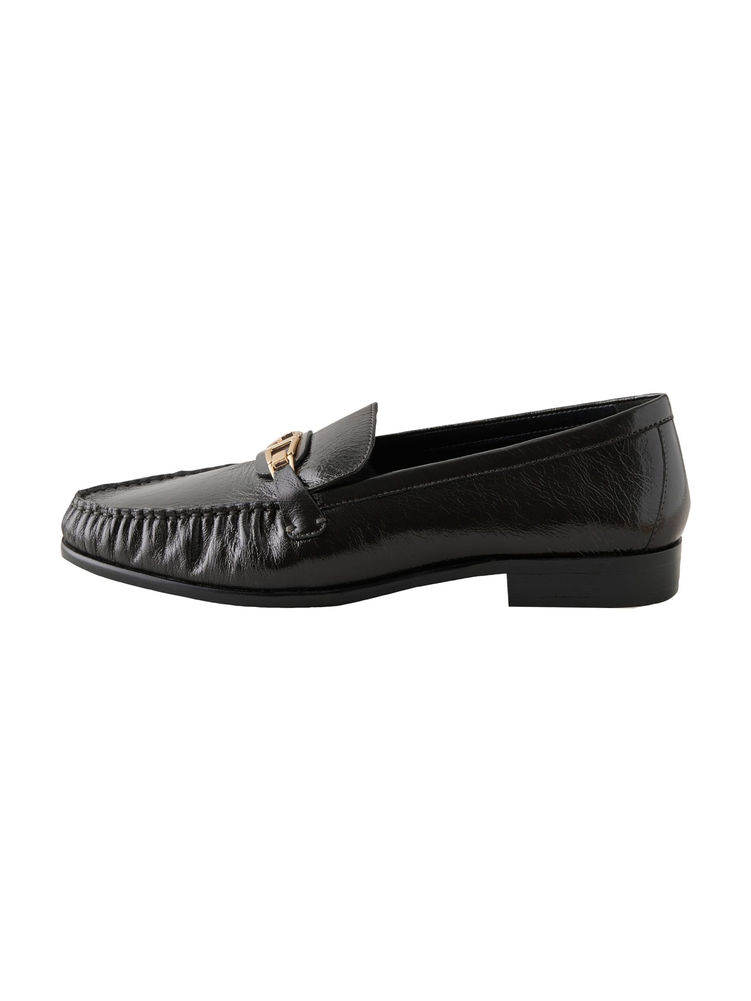 Next Slipper 'Forever Comfort' in Schwarz: Vorderseite