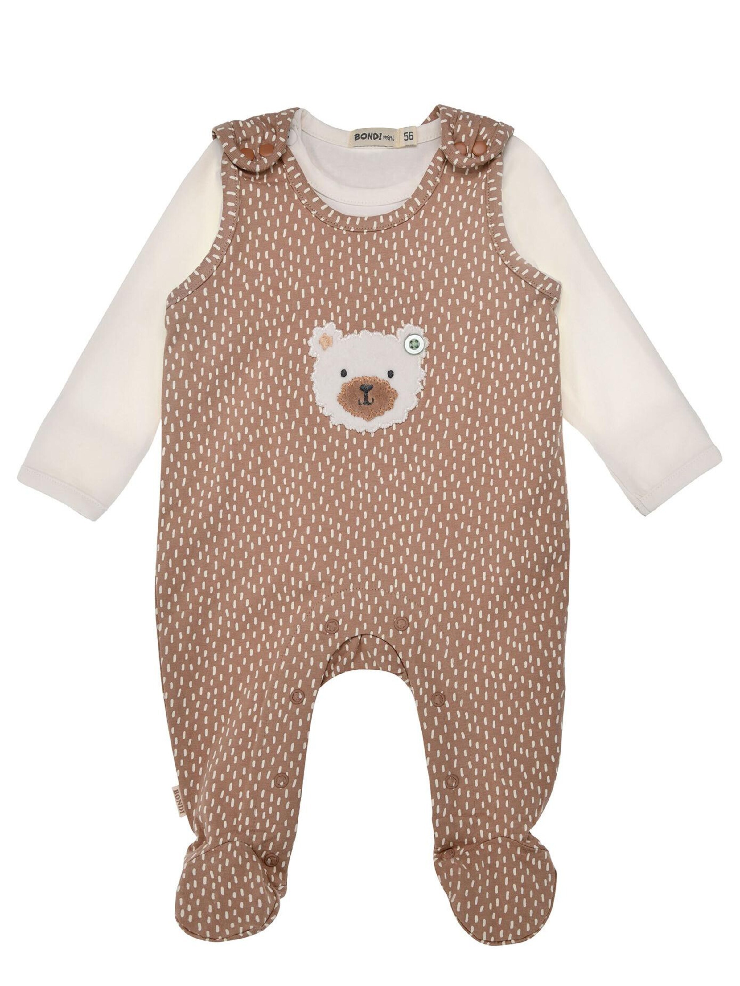 BONDI Overall‌‌‌‌‌‌ in Braun: Vorderseite