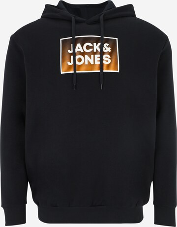 Jack & Jones Plus Mikina 'Steel' – modrá: přední strana